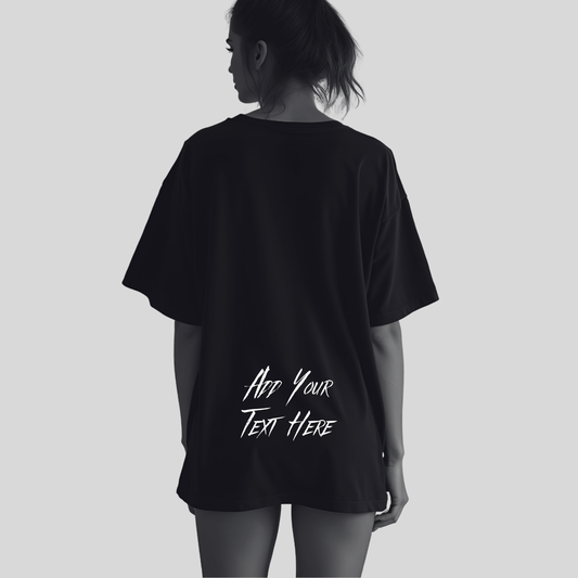 Add Your Own: Spicy Text Custom Oversized Sleep Tee