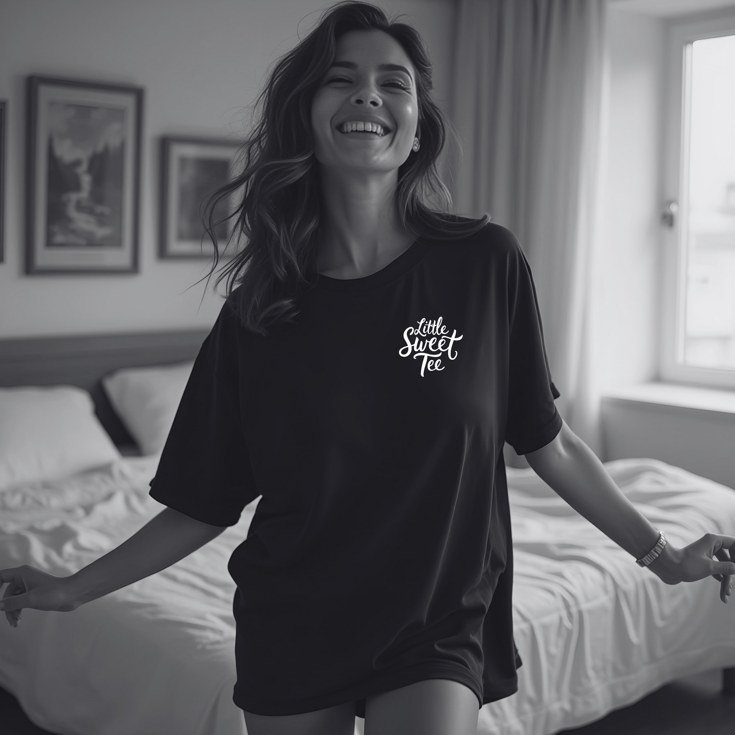 Lets Have Us Time Oversized Sleep Tee